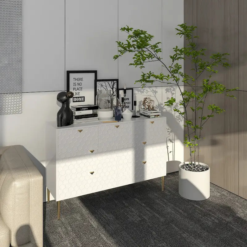 Commode en bois 7 tiroirs