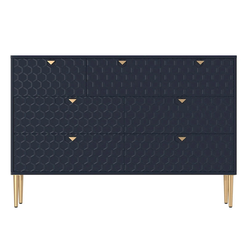 Commode en bois 7 tiroirs