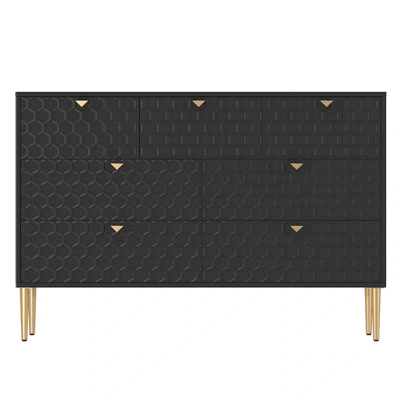 Commode en bois 7 tiroirs