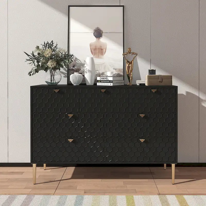 Commode en bois 7 tiroirs