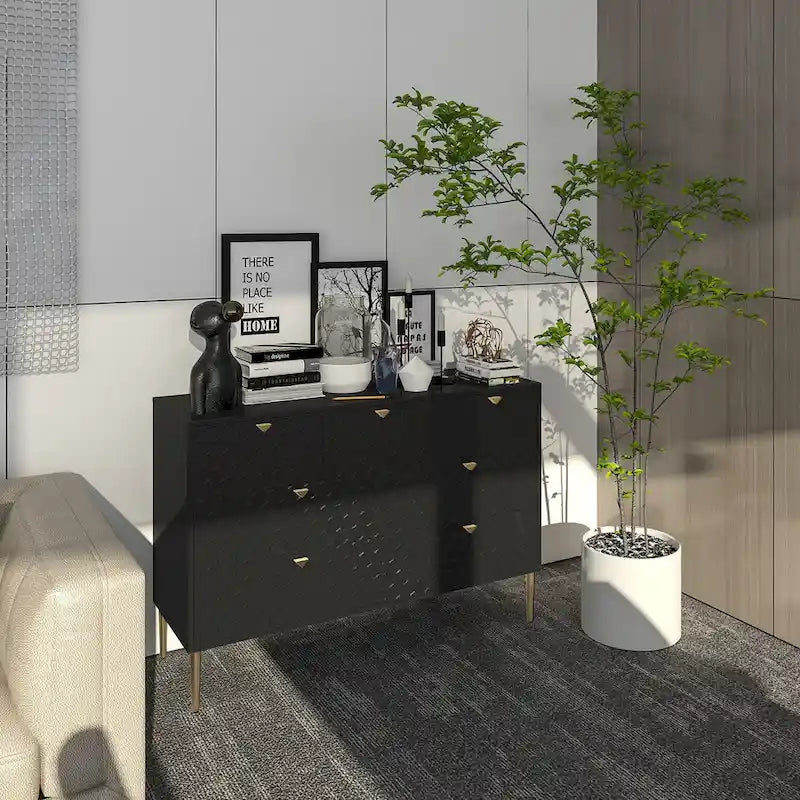 Commode en bois 7 tiroirs