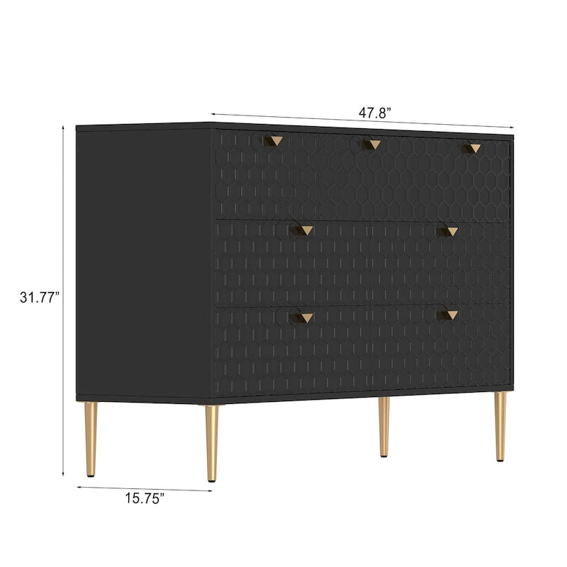 Commode en bois 7 tiroirs