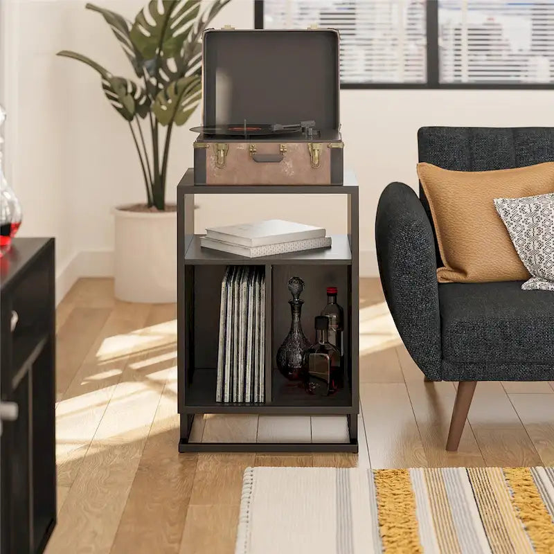 Le Meuble Vinyle / Table d'Appoint