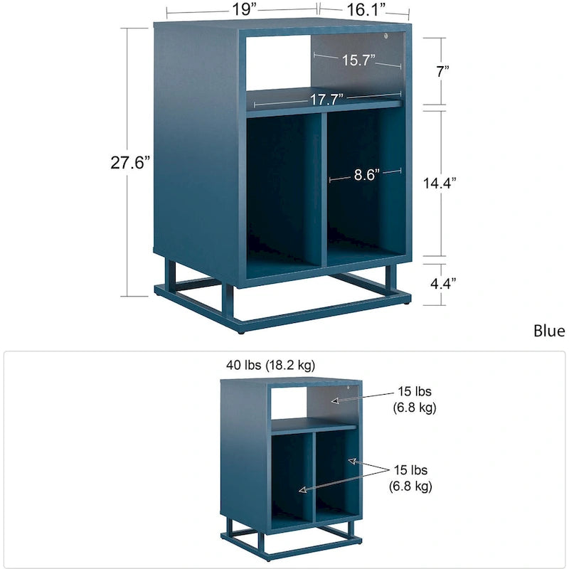 Le Meuble Vinyle / Table d'Appoint