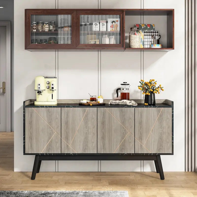 Meuble de rangement, buffet de cuisine, console de buffet, bar à café
