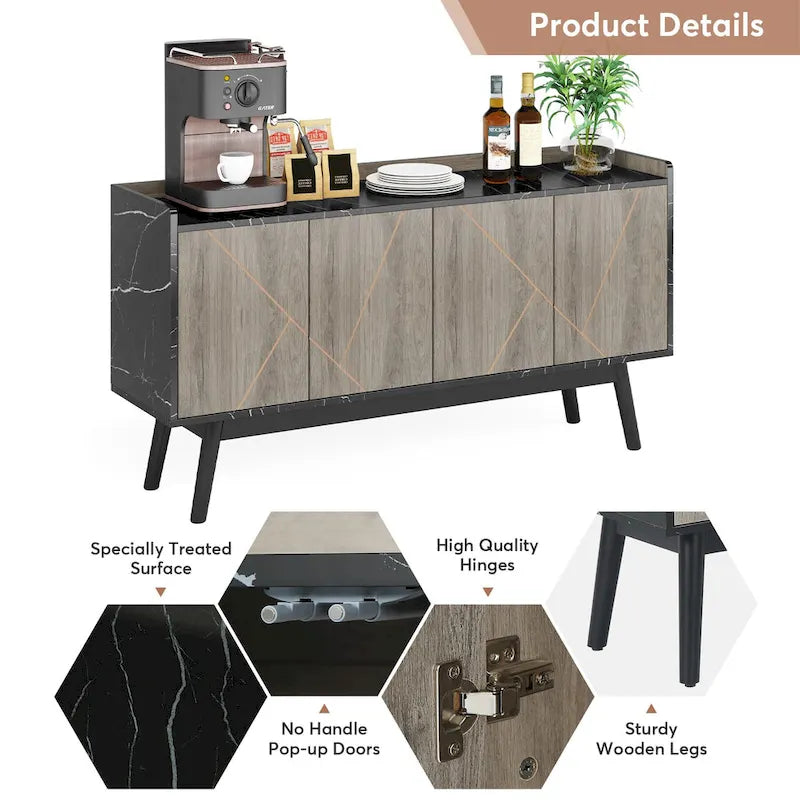 Meuble de rangement, buffet de cuisine, console de buffet, bar à café