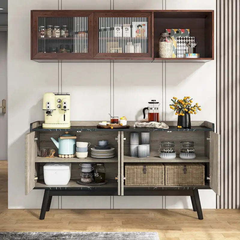 Meuble de rangement, buffet de cuisine, console de buffet, bar à café