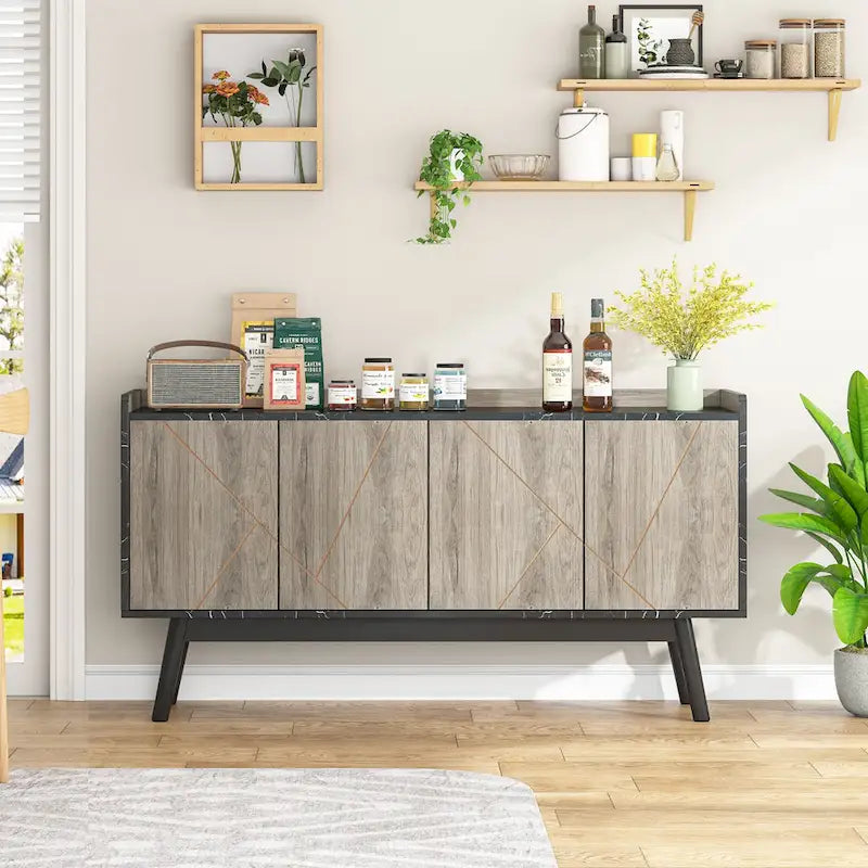 Meuble de rangement, buffet de cuisine, console de buffet, bar à café