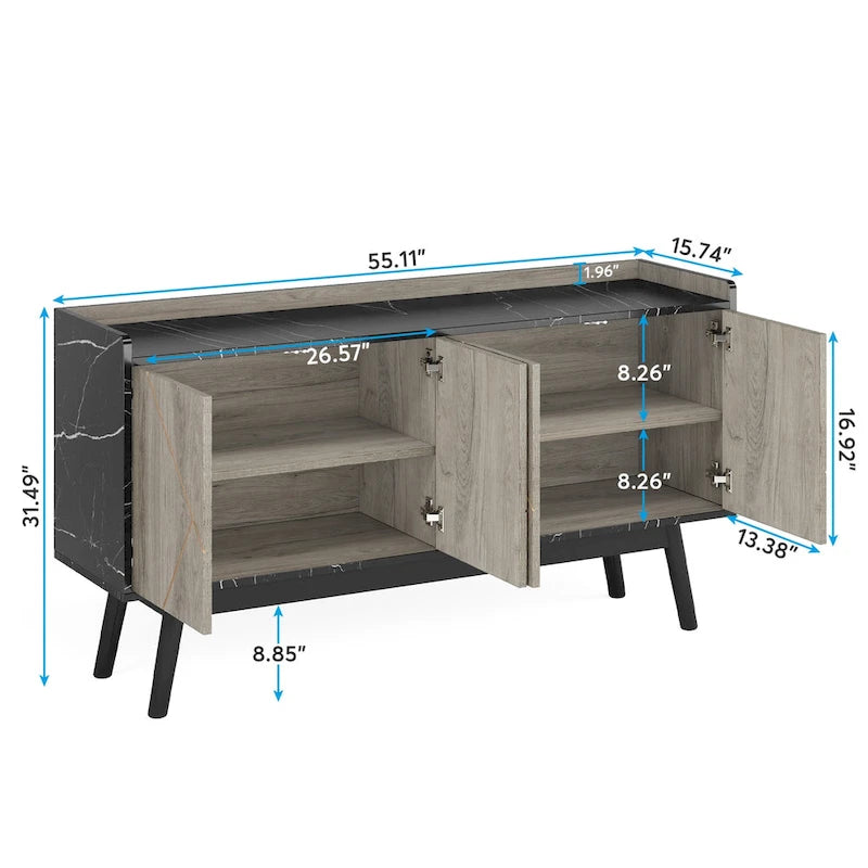 Meuble de rangement, buffet de cuisine, console de buffet, bar à café