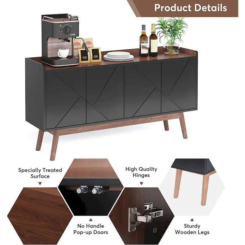 Meuble de rangement, buffet de cuisine, console de buffet, bar à café