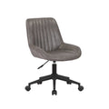 Chaise de bureau pivotante en microfibre