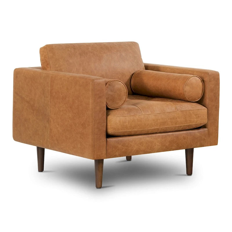 Chaise longue – Cuir véritable italien