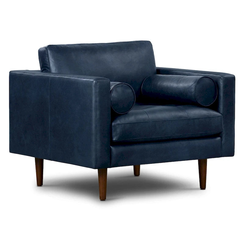 Chaise longue – Cuir véritable italien
