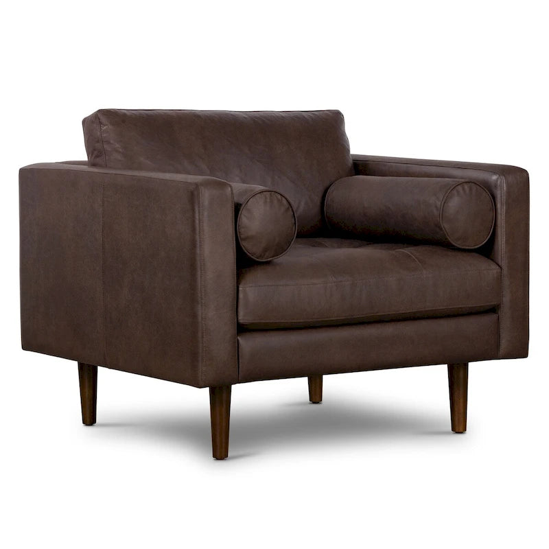 Chaise longue – Cuir véritable italien