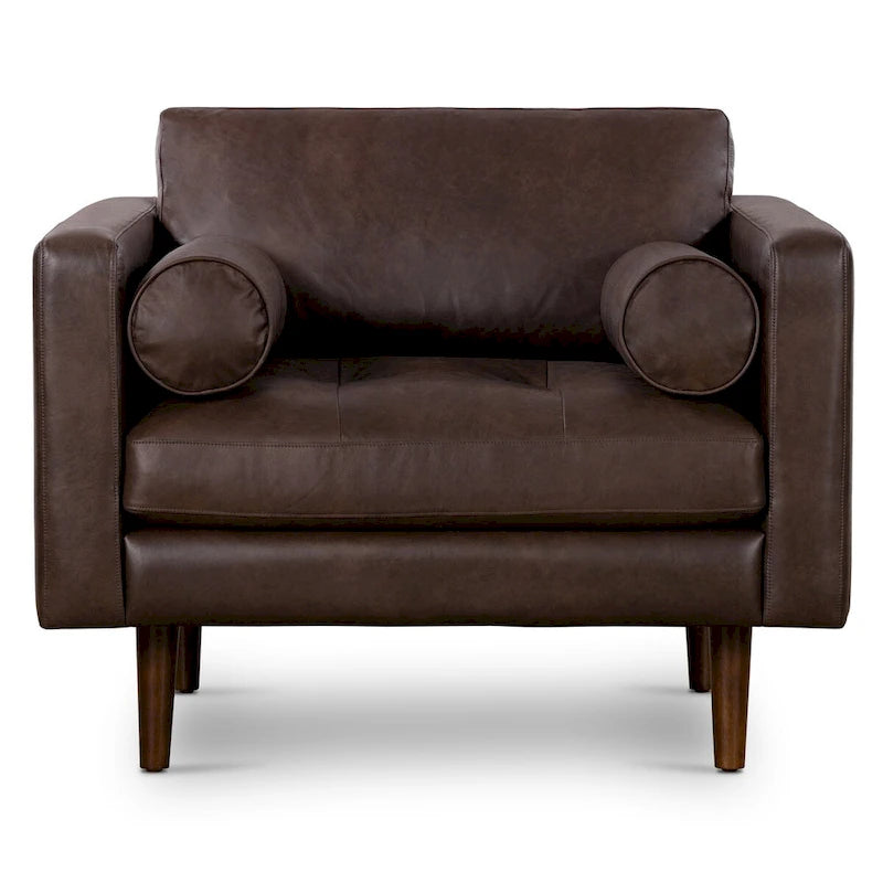 Chaise longue – Cuir véritable italien