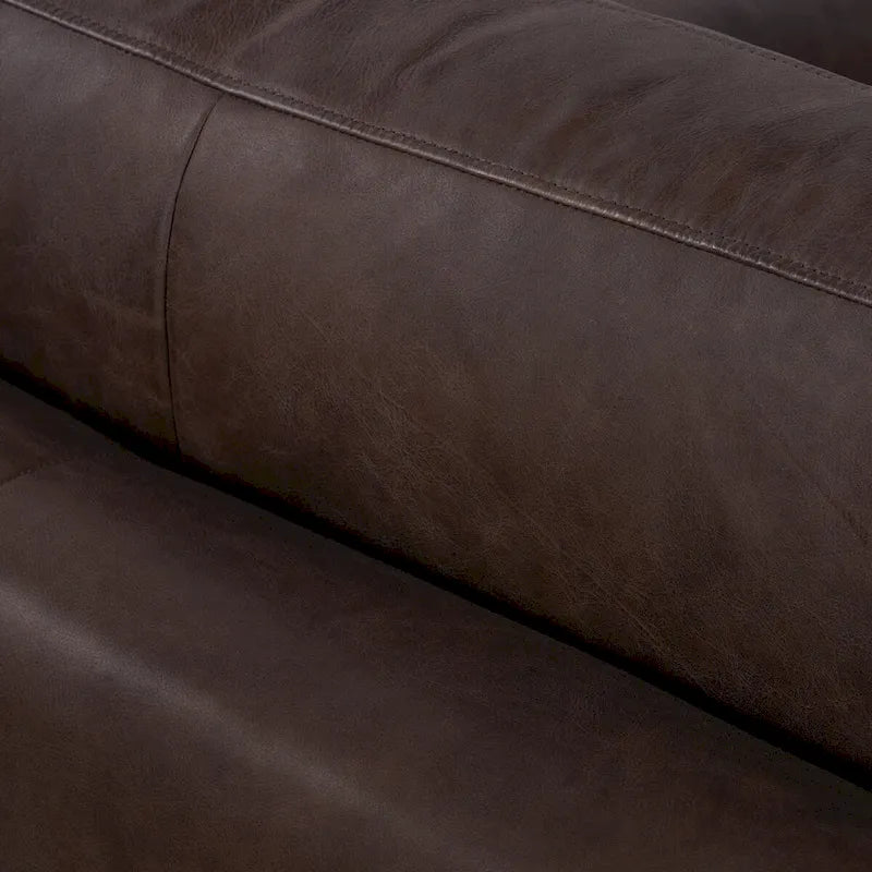 Chaise longue – Cuir véritable italien