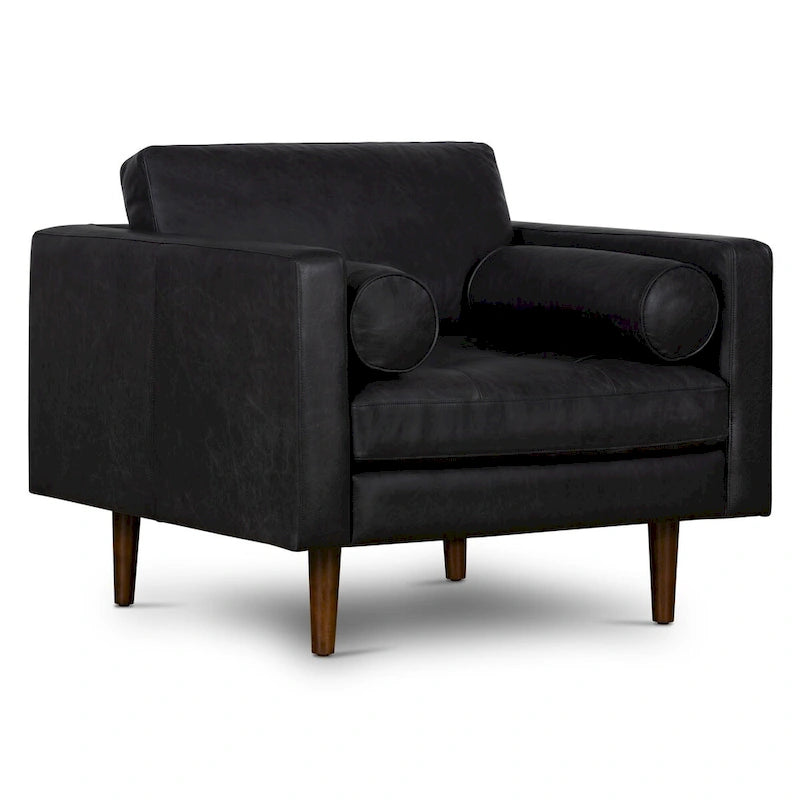 Chaise longue – Cuir véritable italien