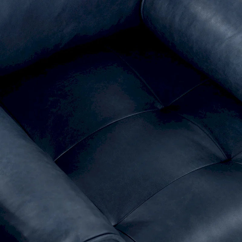 Chaise longue – Cuir véritable italien