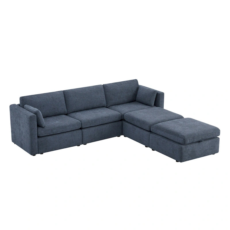 Canapé modulaire en tissu surdimensionné