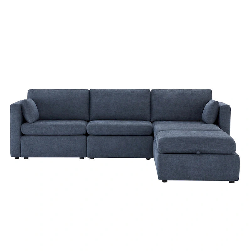Canapé modulaire en tissu surdimensionné
