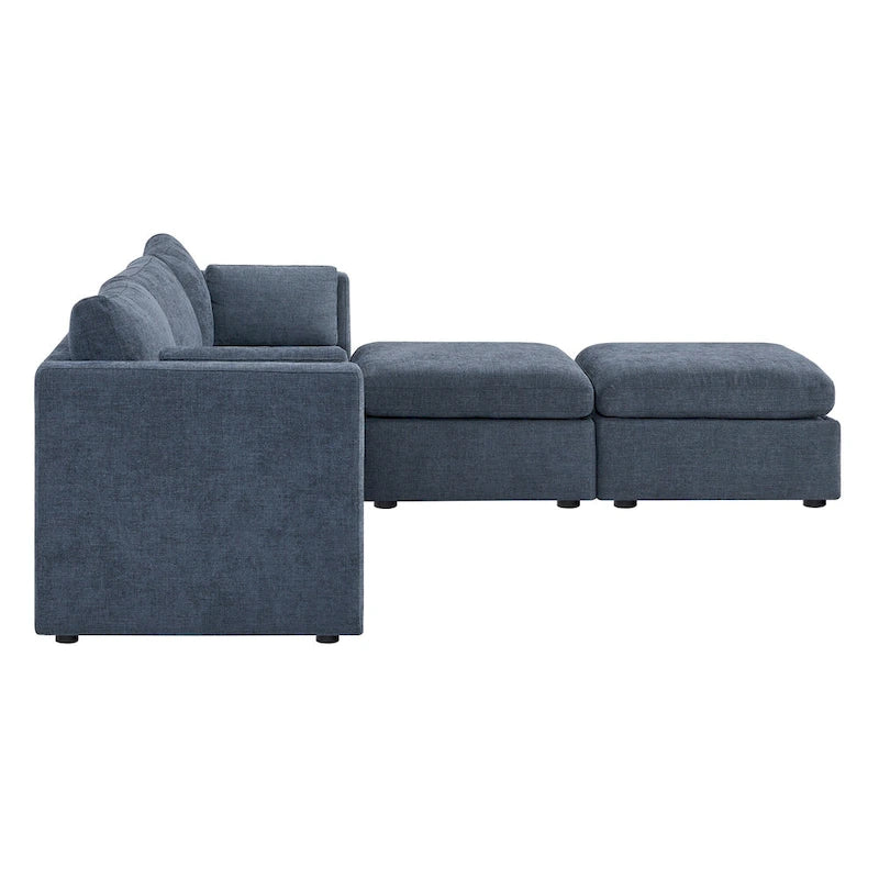 Canapé modulaire en tissu surdimensionné