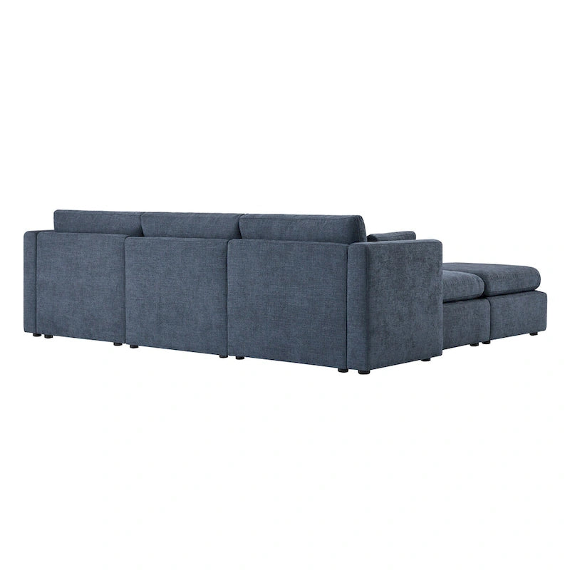 Canapé modulaire en tissu surdimensionné
