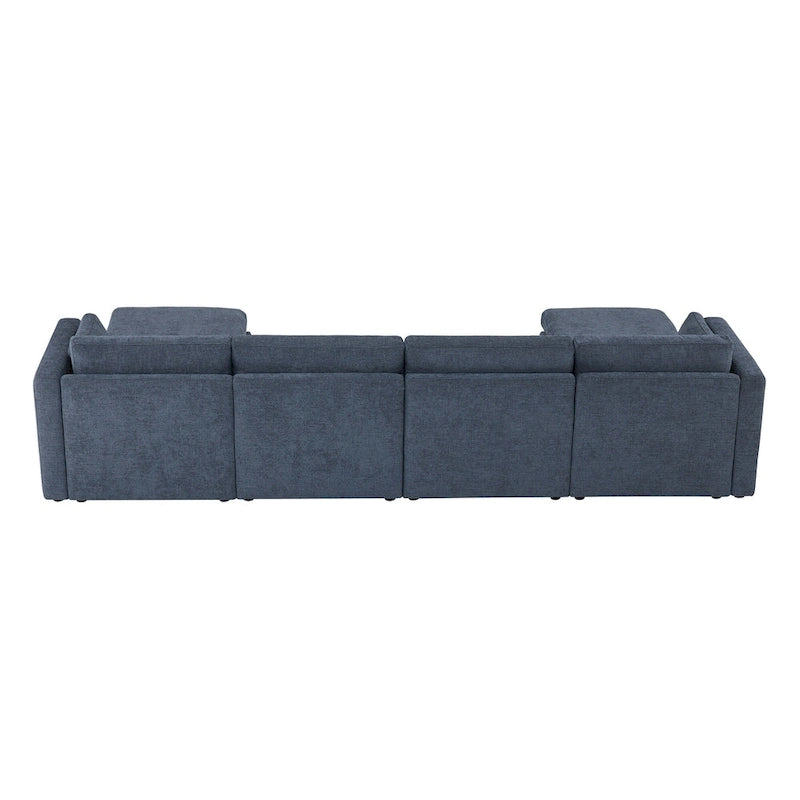 Canapé modulaire en tissu surdimensionné