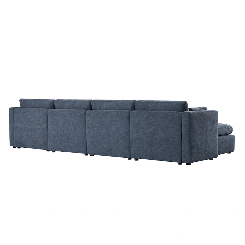 Canapé modulaire en tissu surdimensionné