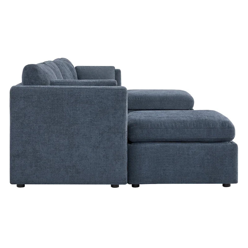 Canapé modulaire en tissu surdimensionné