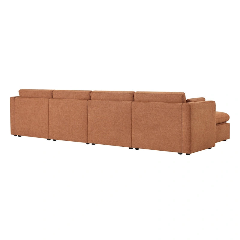 Canapé modulaire en tissu surdimensionné
