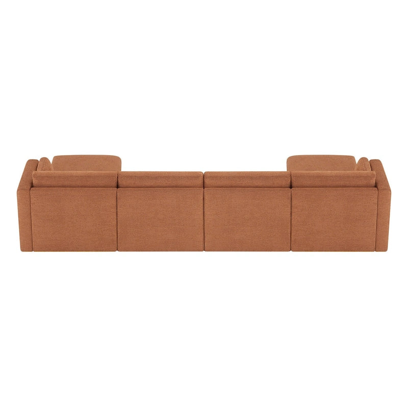 Canapé modulaire en tissu surdimensionné