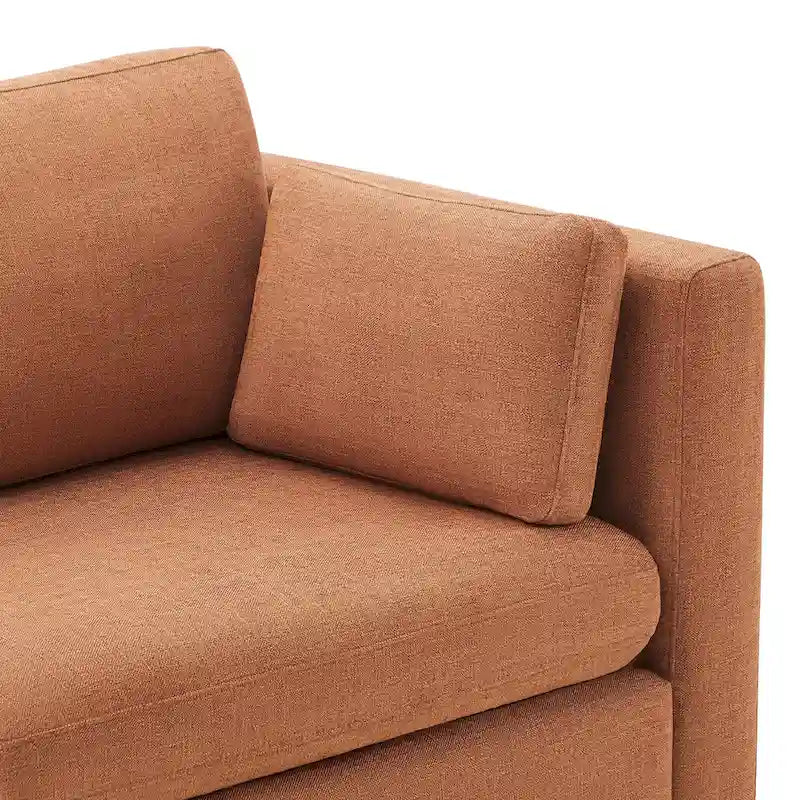 Canapé modulaire en tissu surdimensionné