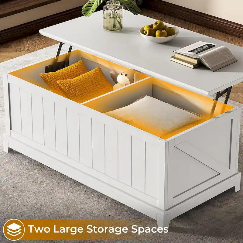 Table basse relevable Rangement clôture de ferme