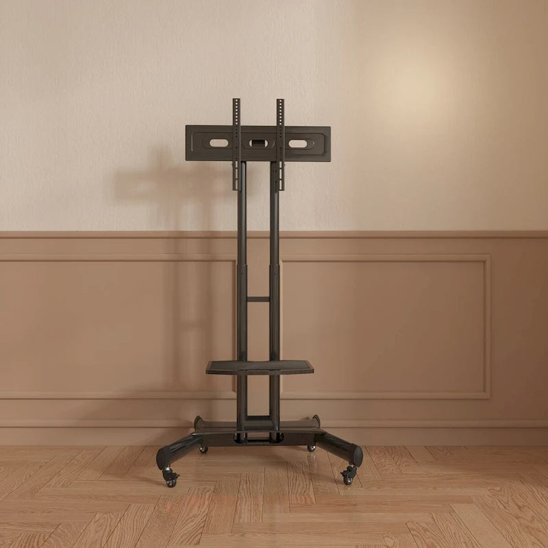 Meuble TV universel pivotant, support TV de table réglable en hauteur et inclinable
