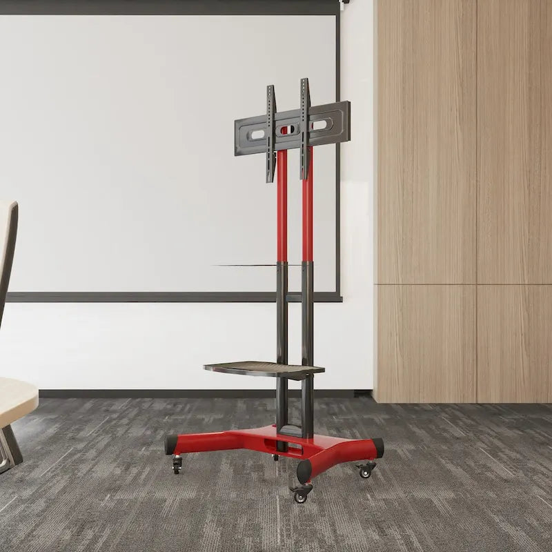 Meuble TV universel pivotant, support TV de table réglable en hauteur et inclinable