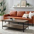 Table basse en fer cornière